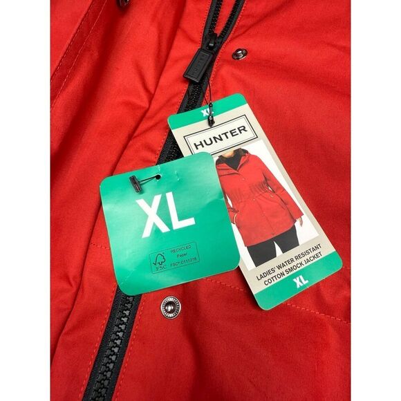 New Hunter Women’s XL Hooded Rain Jacket, brand new with tags!! - Picture 3 of 6